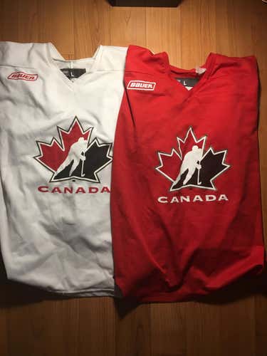Team Canada Bauer Practice Jerseys Large