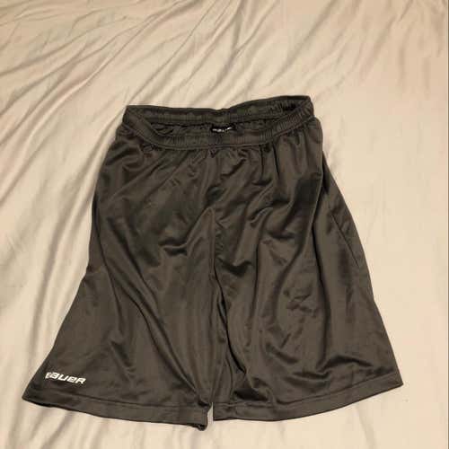 Bauer Team Shorts Large Gray