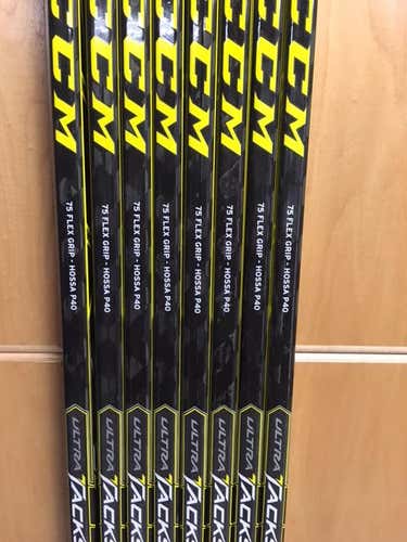 3 Pack - New CCM Ultra Tacks Stick Right 75 - P40 Hossa