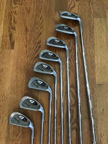 Ping I3 + blue dot  Iron Set Right Hand 3-PW Ping Z-Z65 with cushion shafts stiff