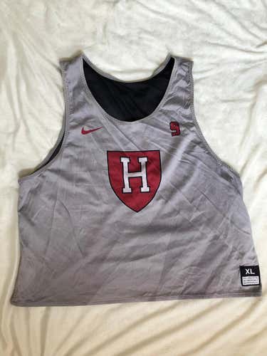 Custom Team-issued Harvard Nike lacrosse pinnie