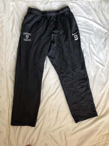 Custom Team-issued Harvard Nike lacrosse Sweatpants
