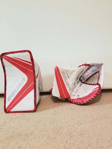 Bauer Vapor 1X Goalie Glove & Blocker Regular Senior