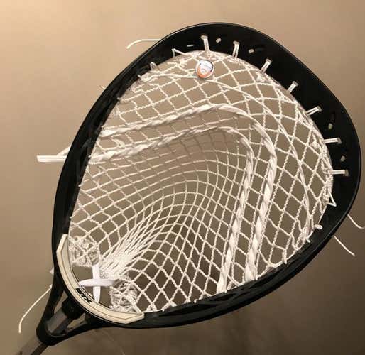STX Eclipse Black Plastic (Not Dyed) Strung With NEW Soft 12D Mean