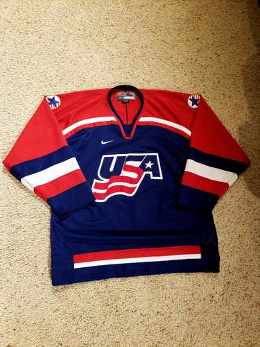 Team USA Hockey Jersey 2002 Olympics