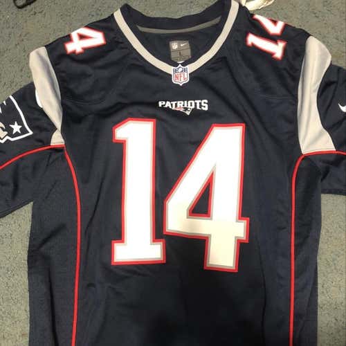 New England Patriots Adult Large Brandin Cooks #14 Jersey
