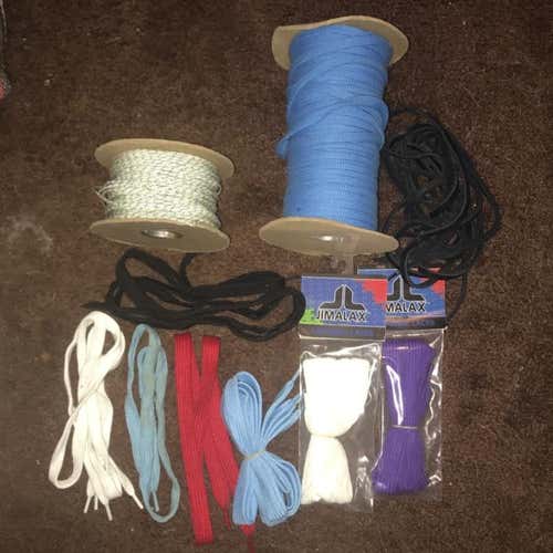 Shooting Strings, Sidewall/cross Lace, Leather Strands For Traditional, Mesh , Screws