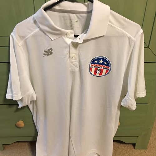 New Balance Warrior All America Games 3-Button Polo Men’s Large
