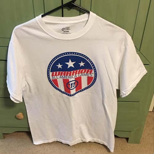 Warrior All America Games Tee Men’s Medium 100% Cotton