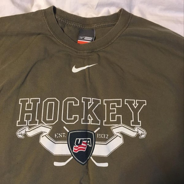Vintage Nike Bauer USA Hockey Long Sleeve Tee Men’s 2XL