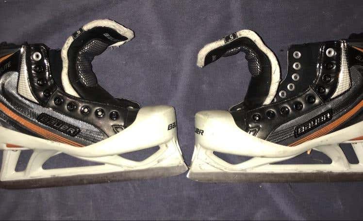 Bauer Elite Goalie Skates Size 5D.       ID-5