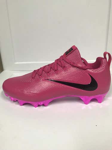 NIKE VAPOR UNTOUCHABLE PRO CLEATS SIZE 9.5 PINK BREAST CANCER FOOTBALL LACROSSE