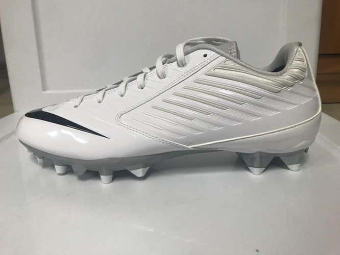NEW NIKE VAPOR SPEED TD LOW CLEATS ICY WHITE SIZE 12
