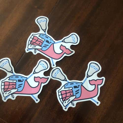Vineyard Vines LACROSSE Sticker 3pack