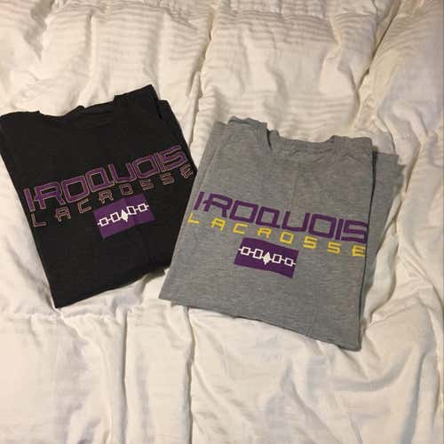 Lot Of 2 Iroquois Lacrosse Tees Men’s 3XL