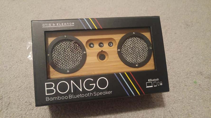 Goose Island Bongo wooden bluetooth speaker barely used