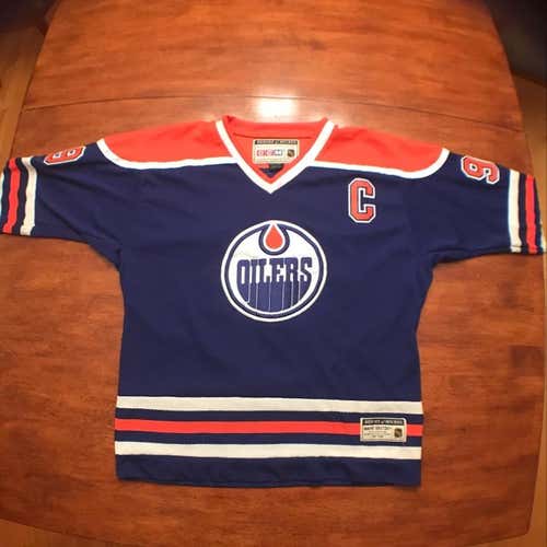 CCM Heroes of Hockey Oilers Jersey (Gretzky #99)