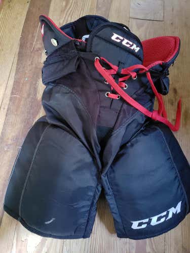 CCM U+ Pants Junior Large Black