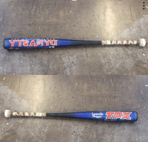 University of Rhode Island Used Louisville Slugger TPX Blue Dynasty Bat, 34/31 BESR