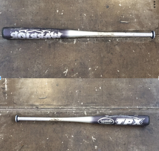 University of Rhode Island Used Louisville Slugger TPX Warrior Bat, 33/30 BESR