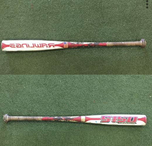 University of Rhode Island Rawlings 5150 White 34" Bat