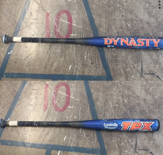 University of Rhode Island Louisville Slugger Used TPX Blue Dynasty Bat 33/30 BESR