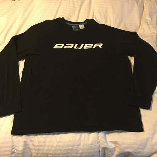 Bauer Hockey Long Sleeve Tee Men’s XXL Color-Black