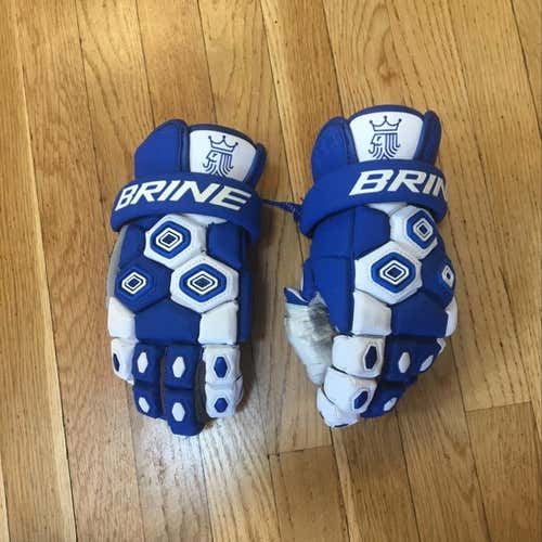 Duke Team Issued Brine Triumph Practice Goalie Gloves