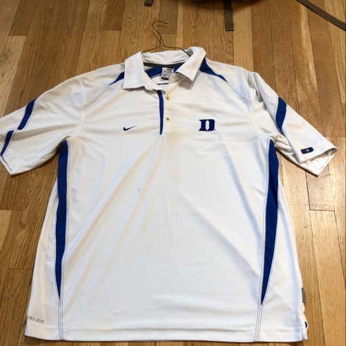 Team Issued Duke Lacrosse Polo - Large