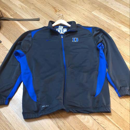 Duke Team Issued Lacrosse Zip Up - Large