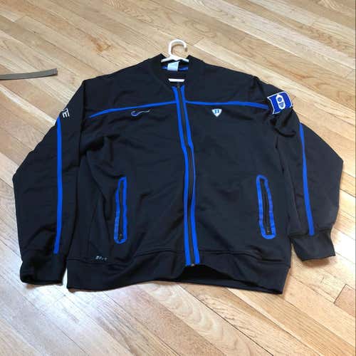 Duke Lacrosse Team Issued Zip Up - XL