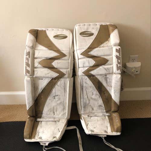 TPS Summit Leg Pads 35” White W. Gold