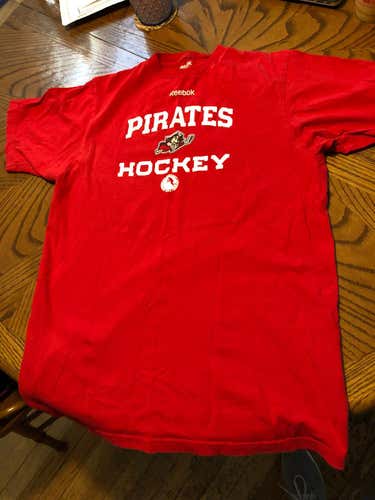 Reebok Portland Pirates locker Room Cotton T-Shirt Size M Used