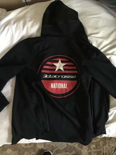 NEW 3D National Black Full Zip Nike Dri Fit Jacket