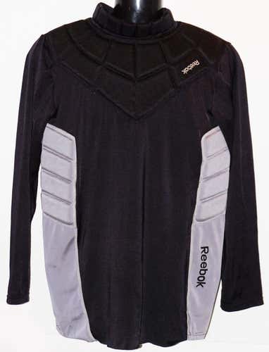 REEBOK PADDED ADULT SIZE MEDIUM GOALIE SHIRT - WEAR UNDERNEATH GEAR USED