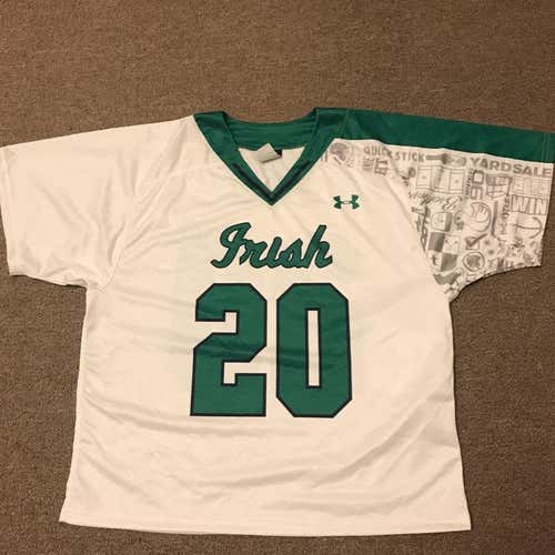 RARE - Notre Dame Graffiti UA Jersey