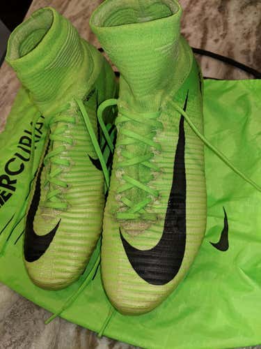 Nike Superfly V FG electric green SIZE 8.5 mens
