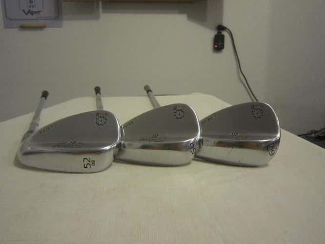 Titleist Vokey SM5 Tour Satin Chrome Wedge Set SM-5 - 52* - 56* - 60* - Steel