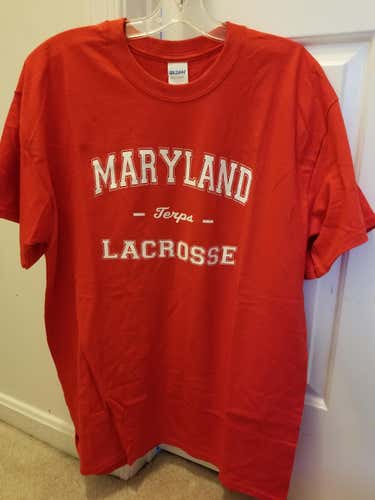 1Small Hopkins Sweatshirt/1 Large Maryland Terps Lacrosse T-Shirt Bundle