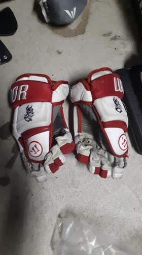 USED Pro Stock Boston University Warrior AX1 Gloves Senior 13"