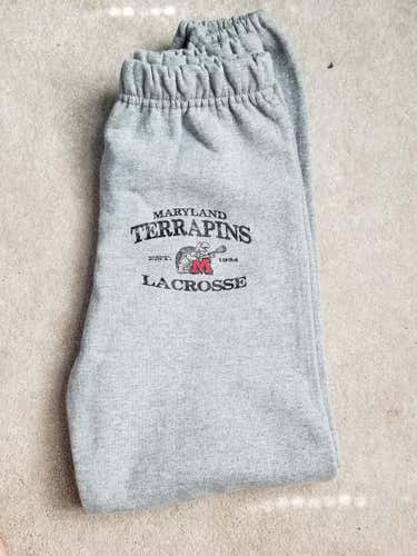 Brand New Maryland Lacrosse Sweatpants Youth Small