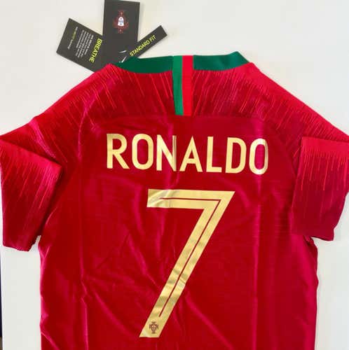 RONALDO PORTUGAL NIKE HOME PLAYER SOCCER JERSEY