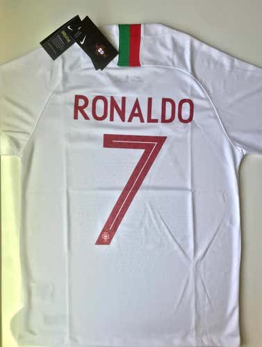 NEW PORTUGAL RONALDO AWAY NIKE PLAYER SOCCER JERSEY SIZES AVAILABLE (S, M, L, X-L)