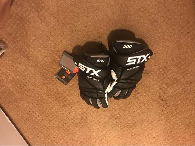 STX Surgeon Gloves Size 12 Medium Black Brand New