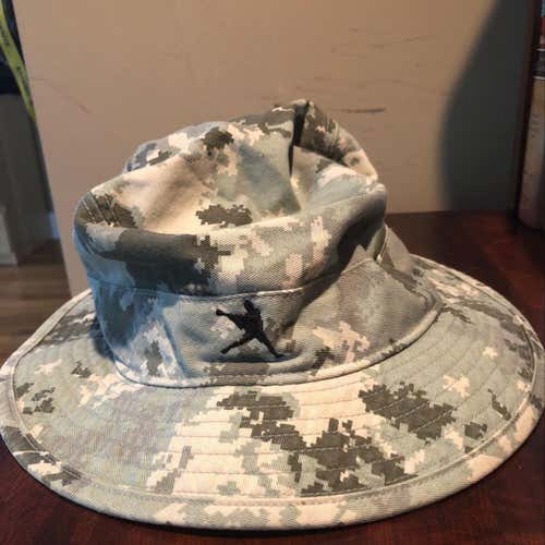 Camp Bucket Hat Lacrosse Logo On Front Camouflage