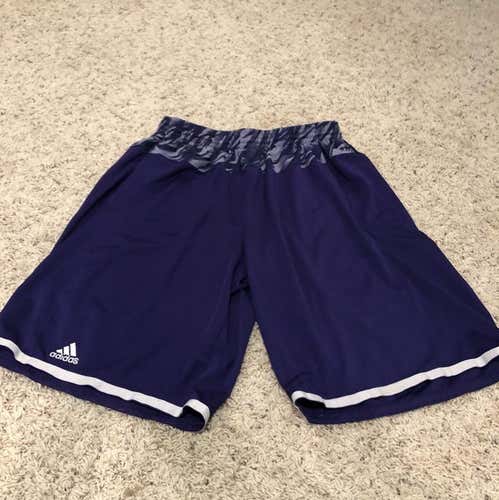 Purple Adidas Workout Shorts