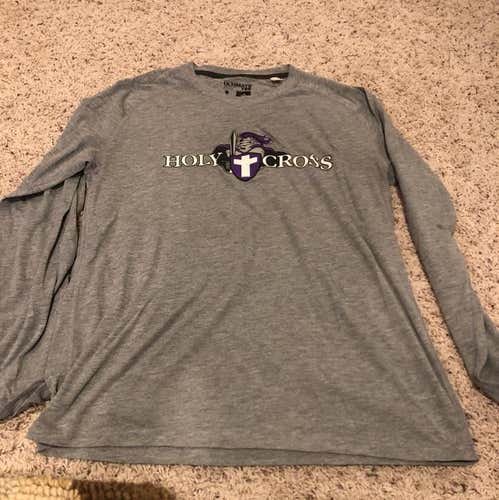 Long Sleeve Holy Cross Workout Shirt