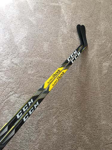 (2 pack) New  CCM SuperTacks Pro Stock, LH, P77 Curve, 80 FLEX