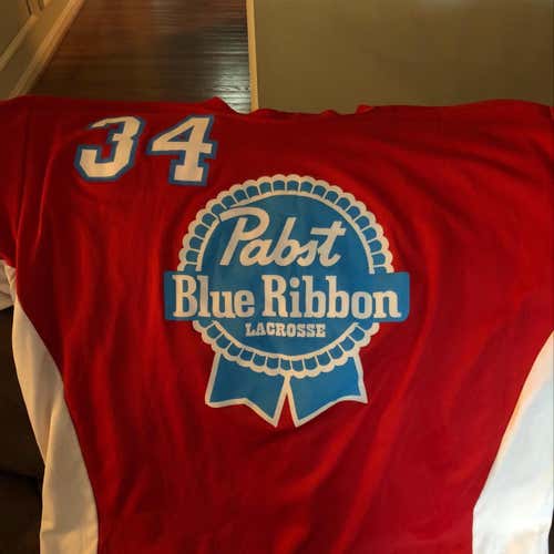 Pabst Blue Ribbon Lacrosse Shooting Shirt