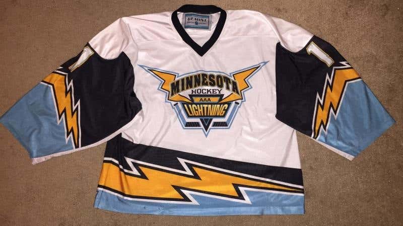 Minnesota Lightning Goalie Cut Hockey Jersey Senior